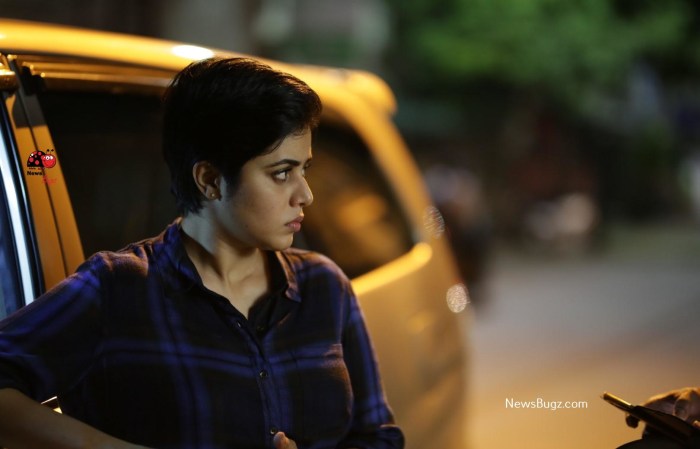 Blue Whale tamil social awareness Movie actress poorn shamna Working Photos